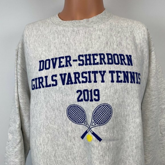 Champion Other - Champion Dover Sherborn High School Varsity Tennis Reverse Weave Sweatshirt M